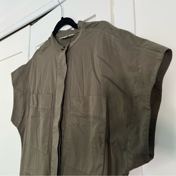 Everlane Easy Workwear Jumpsuit - Olive Green Medium - Picture 4 of 6